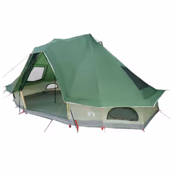 vidaXL Tenda Tipi Familiare con tetto Verde 466 x 310 x 240 cm - Vista aggiuntiva 2