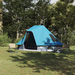 vidaXL Tenda Tipi Familiare con tetto Blu 466 x 310 x 240 cm