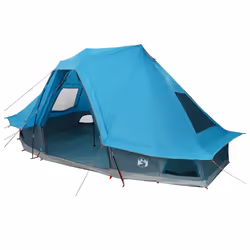 vidaXL Tenda Tipi Familiare con tetto Blu 466 x 310 x 240 cm - Vista aggiuntiva 2