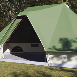 vidaXL Tenda Tipi Familiare con tetto Verde 680 x 430 x 270 cm - Vista aggiuntiva 3