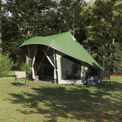 vidaXL Tenda Tipi Familiare con tetto Verde 508 x 470 x 300 cm