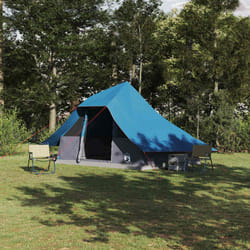 vidaXL Tenda Tipi Familiare con tetto Blu 364 x 281 x 257 cm