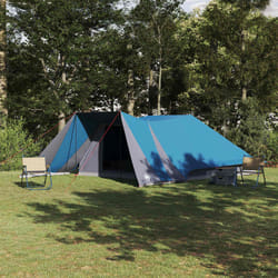 vidaXL Tenda Familiare con tetto Blu e Grigio 660 x 456 x 200 cm