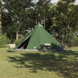 vidaXL Tenda Tipi Familiare con tetto Verde 560 x 560 x 300 cm