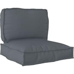vidaXL Set di Cuscini per Pallet 2 Pezzi Antracite in Tessuto Oxford