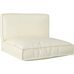 Set di Cuscini per Pallet 2 Pezzi Nero in Tessuto Oxford Vidaxl