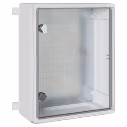 vidaXL Armadietto di Controllo Grigio 40 x 24.5 x 50 cm Plastica ABS - Vista aggiuntiva 2