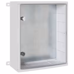 vidaXL Armadietto di Controllo Grigio 50 x 22 x 60 cm Plastica ABS - Vista aggiuntiva 2