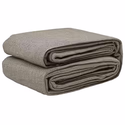vidaXL Tappeto da Tenda Grigio chiaro 250 x 200 cm Polietilene - Vista aggiuntiva 2