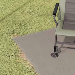 vidaXL Tappeto da Tenda Grigio chiaro 250 x 200 cm Polietilene - Vista aggiuntiva 3