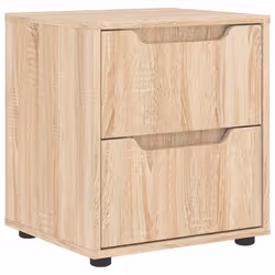 vidaXL Comodino VISNES Rovere Sonoma 45x40x50 cm in Legno Multistrato - Vista aggiuntiva 2