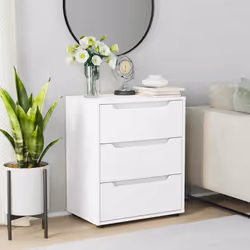 vidaXL Credenza VISNES Bianca 60x40x73 cm in Legno Multistrato - Vista aggiuntiva 3