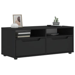 vidaXL Mobile TV VISNES Nero 100x40x38 cm in Legno Multistrato