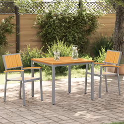Questo set di sedie da esterno moderno è elegante e costruito per durare, ideale per gli spazi all'aperto. Hanno un design ch ...