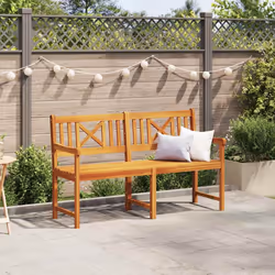 vidaXL Panchina da giardino Marrone 150 x 56 x 90cm - Vista aggiuntiva 3