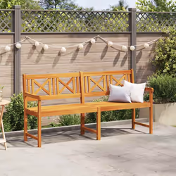 vidaXL Panchina da giardino Marrone 180 x 56 x 90cm - Vista aggiuntiva 3