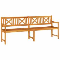 vidaXL Panchina da giardino Marrone 220 x 56 x 90cm - Vista aggiuntiva 2