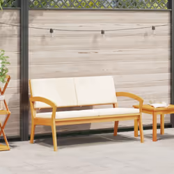 Questa Panchina da Giardino Panna unisce funzionalità e stile, rendendola un'ottima aggiunta al tuo balcone o giardino. Costr ...