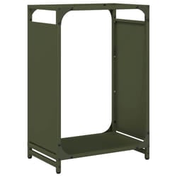 VidaXL 864198 carrello e supporto per legna