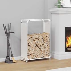 Vidaxl - Rastrelliera per Legna da Ardere Bianca 60x28x90 cm 920576