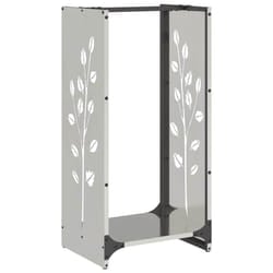 VidaXL 864223 carrello e supporto per legna