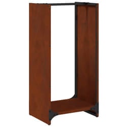 VidaXL 864236 carrello e supporto per legna