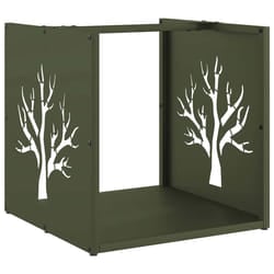 VidaXL 864246 carrello e supporto per legna