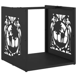 VidaXL 864249 carrello e supporto per legna