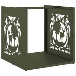 VidaXL 864252 carrello e supporto per legna