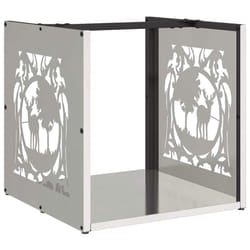 VidaXL 864253 carrello e supporto per legna