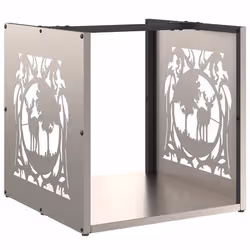 VidaXL 864254 carrello e supporto per legna - Vista aggiuntiva 5