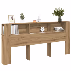 vidaXL Testata del letto 220 x 18,5 x 104,5 cm Legno multistrato - Vista aggiuntiva 3