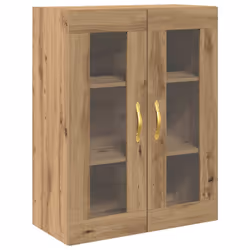 vidaXL Mobile a muro rovere artigianale 69.5 x 34 x 90 cm - Vista aggiuntiva 2