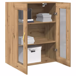 vidaXL Mobile a muro rovere artigianale 69.5 x 34 x 90 cm - Vista aggiuntiva 3