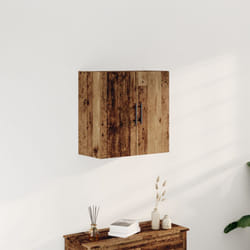 Armadio a muro in legno antico 60x31,5x60 cm in legno ingegnerizzato Vidaxl