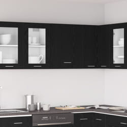 Vidaxl - Armadio appeso in rovere nero 50x31x60 cm realizzato in legno ingegnerizzato
