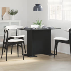 Vidaxl - Tavolo da pranzo Nero 100x60x75 cm in legno ingegnerizzato