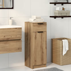 Vidaxl - Armadio da Bagno Quercia Artigianale 32x34x90 cm Legno Ingegnerizzato