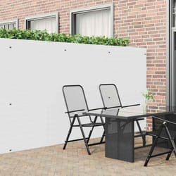 Vidaxl - Recinzione da Giardino Bifacciale Bianca 1,8x5 m in pvc