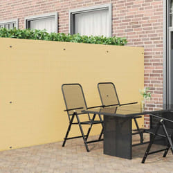 Recinzione da Giardino Bifacciale Gialla 1,8x5 m in pvc Vidaxl