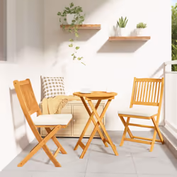 Questo set di sedie da esterno pieghevoli è fatto per offrire massimo comfort e facilità, rendendolo una scelta top per il tu ...