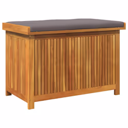 vidaXL Scatola Cuscini da Esterno 90x50x60,5 cm Legno Massello Acacia - Vista aggiuntiva 2