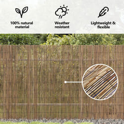 Vidaxl - Recinzione in canneto per giardino 600x160 cm