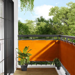 Paravento da Balcone Rosso 120x1000 cm 100% Poliestere Oxford Vidaxl