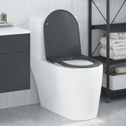 Vidaxl - Sedile del wc con Chiusura Morbida in Duroplast Antracite di