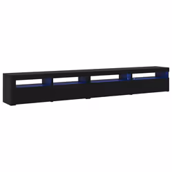 vidaXL Set mobile TV 3 pcs Rovere nero 270 x 35 x 40 cm - Vista aggiuntiva 2