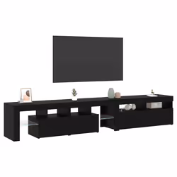 vidaXL Mobile TV 2 pcs Rovere nero 290 x 36.5 x 40 cm - Vista aggiuntiva 3