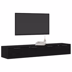 vidaXL Armadietto a muro 2 pcs Rovere nero 68 x 30 x 20 cm - Vista aggiuntiva 3