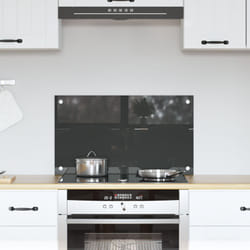 Schienale Cucina Grigio Scuro 70x40x0,6 cm in Vetro Temperato di vidaXL