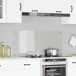 Schienale da cucina Trasparente 110x50x0,6 cm in Vetro Temperato Vidaxl